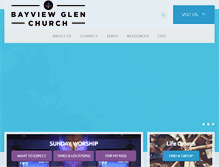 Tablet Screenshot of bayviewglen.org